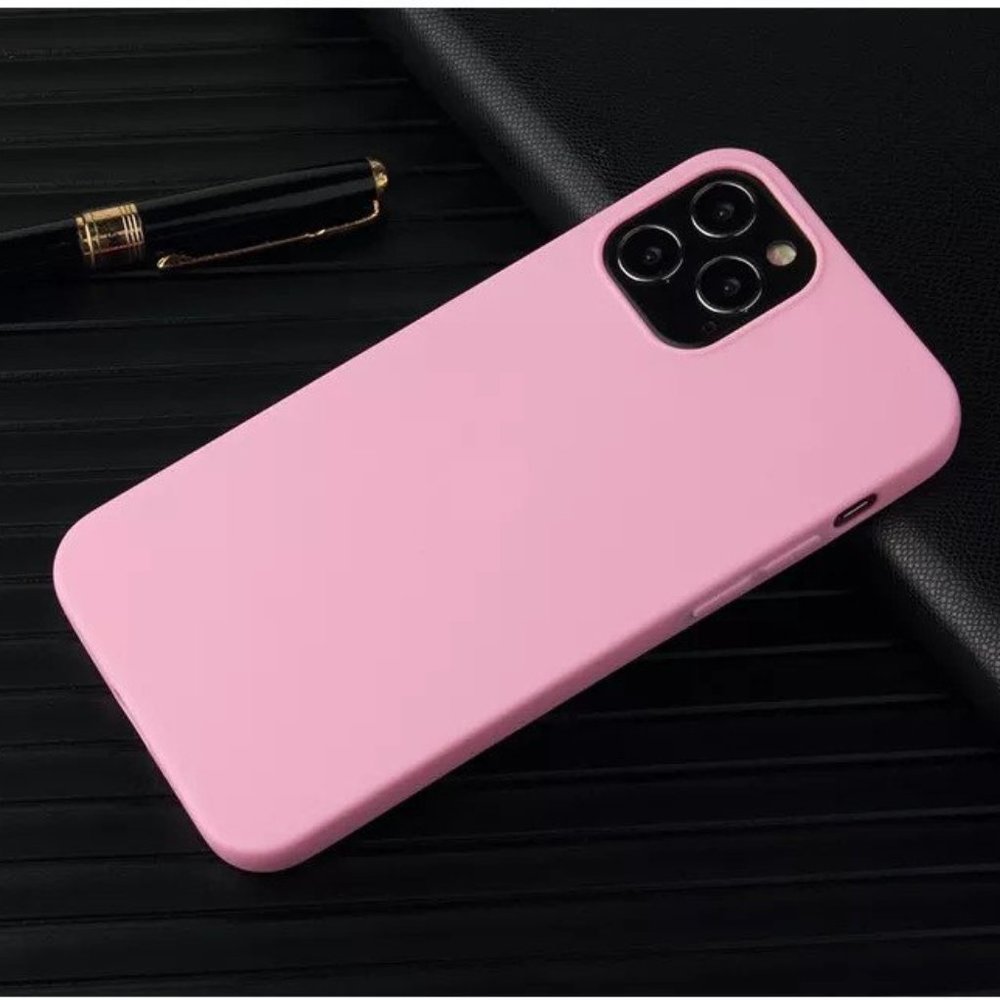 iPhone;13pro max/13 pro/13 /12pro/12 /silicone case /brand new/rose – pink color